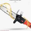 **Electric Chainsaw Attachment for Angle Grinders – Auto-Oiling Wood Splitting & Polishing Tool**