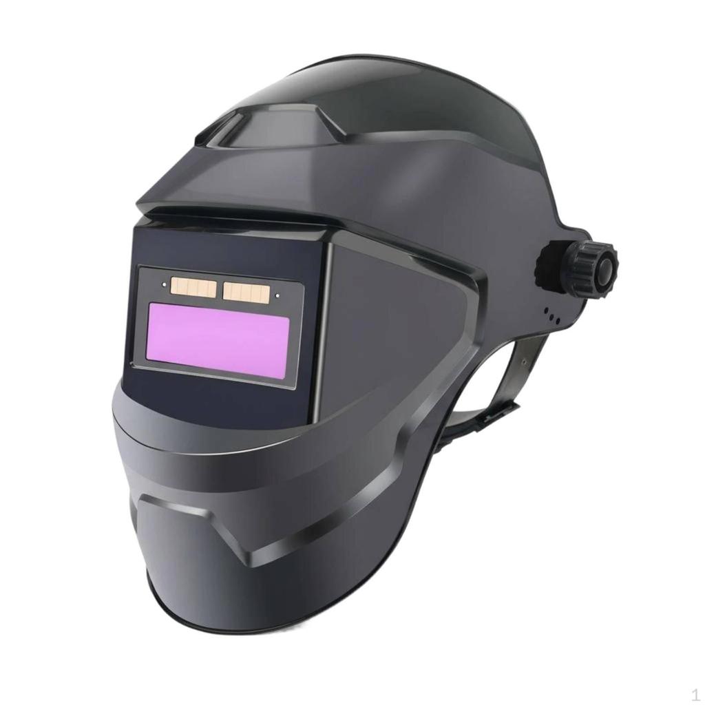SelfDarkening Metalworking Helmet /IR Protection Full Face Guard Lightweight Solar