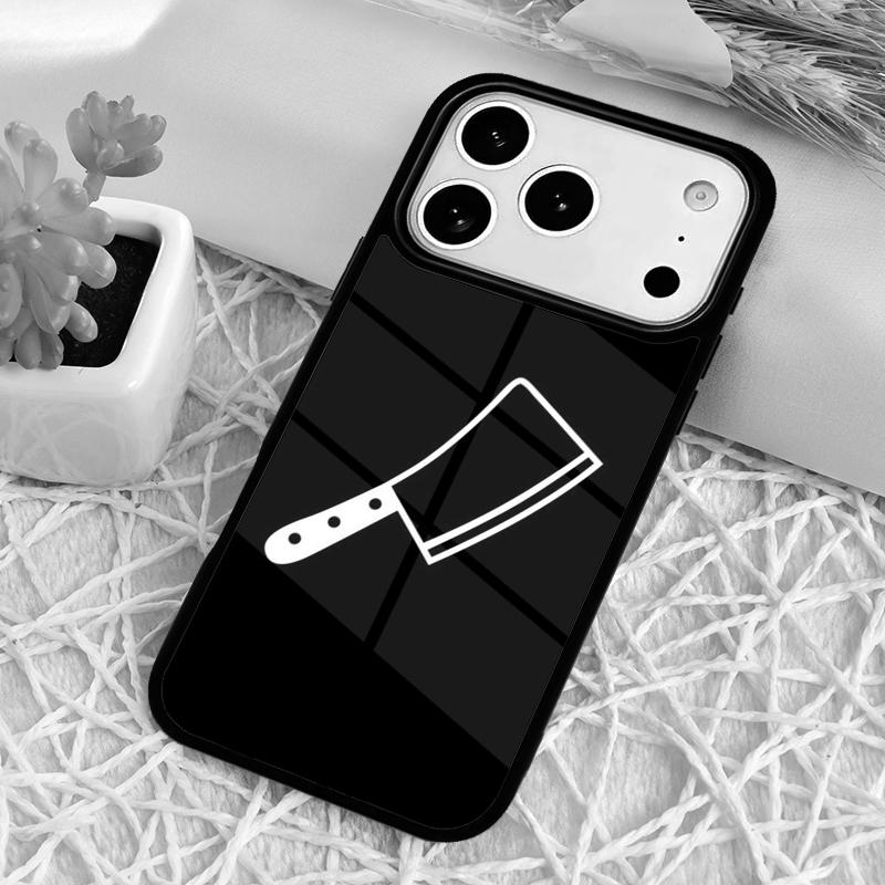 

Butcher cleaver Phone Case for iPhone 17 Air 16 15 11 12 14 13 Pro Max Shockproof Cover iPhone17 Pro