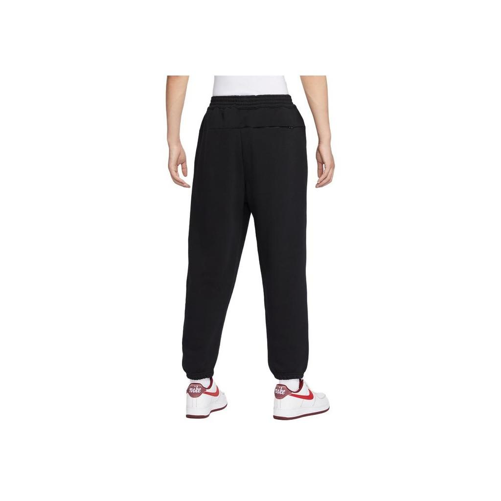 Nike Air Casual Loose-Fit Fleece-Lined Joggers Men Bottoms Black FB7210-010