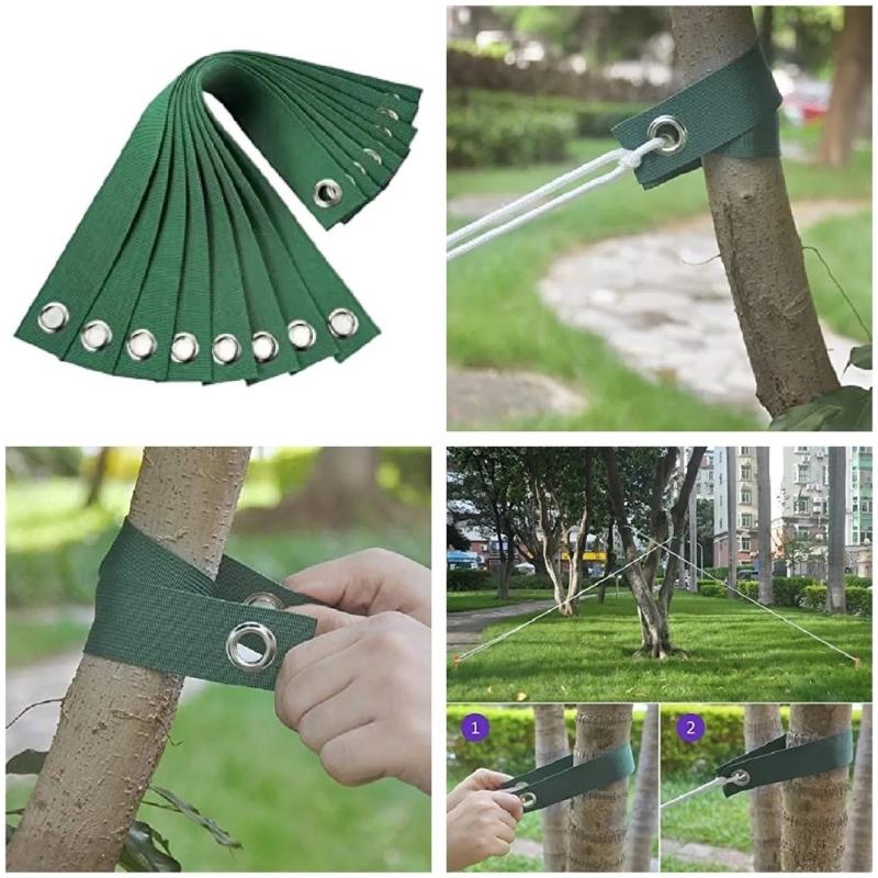 10pcs Heavy Duty Wind Resistant Tree Stakes Nylon For Long Term Outdoor Use Outdoor Equipment Straps