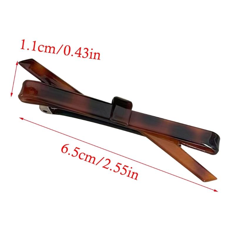 Elegant Hair Clip Barrette Sweet Fashionable Flat Clip Hairpin Stylish Hair Clip for Bunches