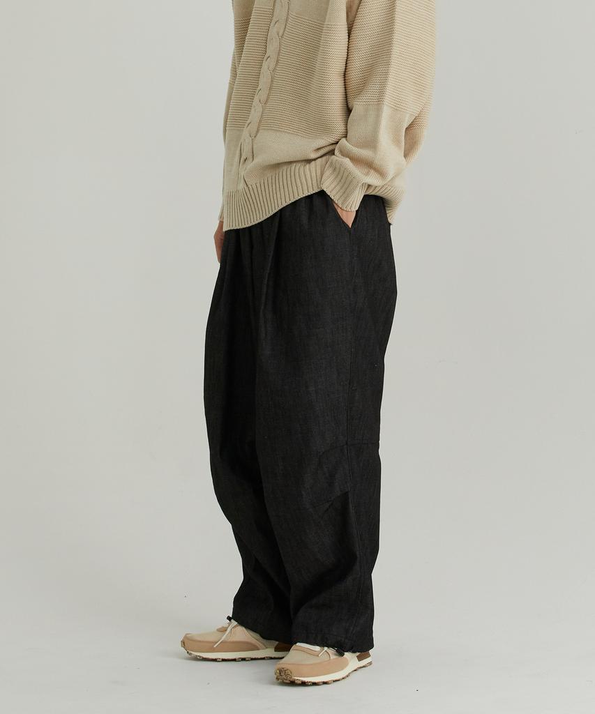 OTHERFITS Balloon Denim Pants Of38 (Black)