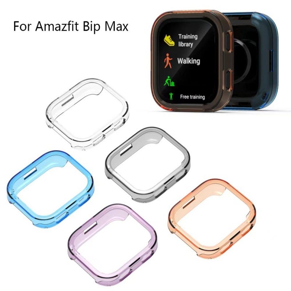 For AMAZFIT BIP MAX Watch Case Anti Scratch Watch Protective Shell Bumper Smart Watch Protector Frame Accessory