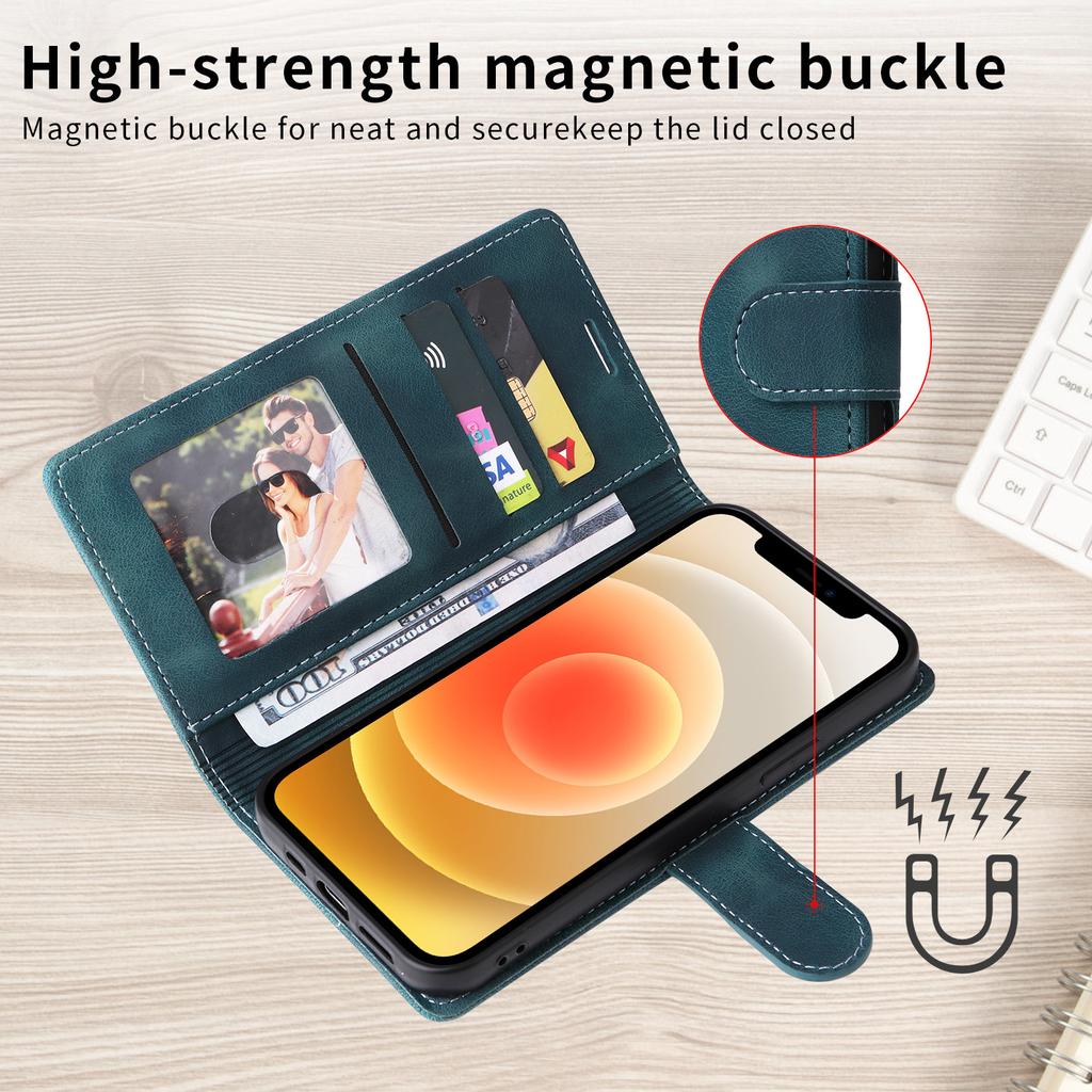 Business Leather Flip Phone Case for IPhone Air 17 16 Pro 15 14 Plus 13 Pro Max 11 12 XR X XS Max Luxury Wallet Bracket Cover