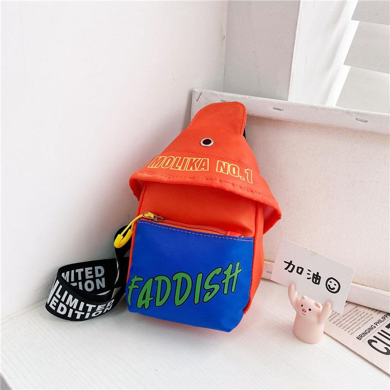 New Children's Bag Summer Boys and Girls Messenger Bag Handsome Boys Letter Fanny Pack Fashion Parent-child Mobile Phone Small Bag