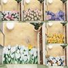 Tulipa Entryway Doormat With Washable Pvc Leather Material For Home Indoor Use