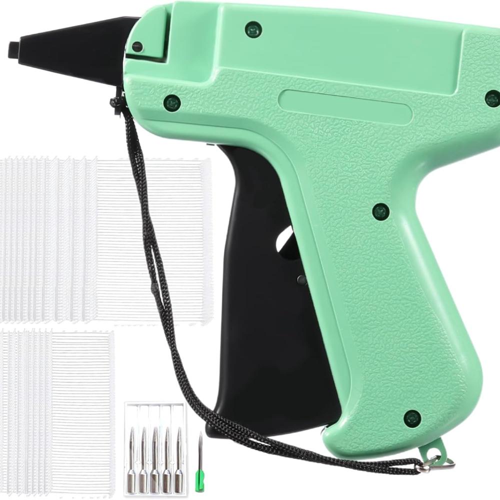 Tagging Gun for Clothing, Price Tag Gun for Clothes Labeler, Hang Tag Attacher Gun with 3000 Barbs Fasteners and 5 Needles for Clothes Labeler
