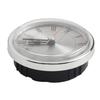 Replacement Quartz Clock Insert with Roman Numbers 65mm Diameter Silver Color
