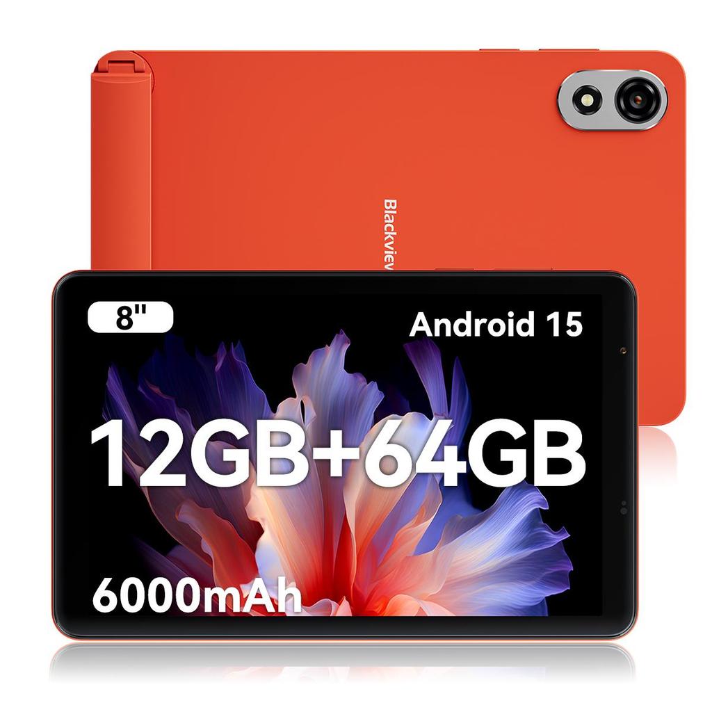 Blackview ZENO 1 8palcový HD displej AI Tablet Android 15 4/6GB RAM 64/256GB ROM 6000mAh motor 0820 Tablet