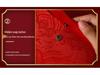 Luxury Embroidered Red Envelope for Wedding Gift, Tea Ceremony, and Special Occasions
