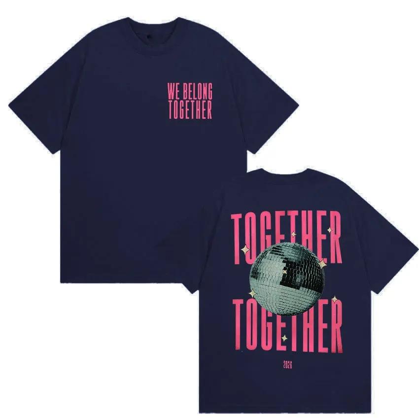 2026 Harry Styles We Belong Together T Shirts Unisex Women High Quality Vintage Tshirt Summer Cotton Short Sleeve Tshirt S