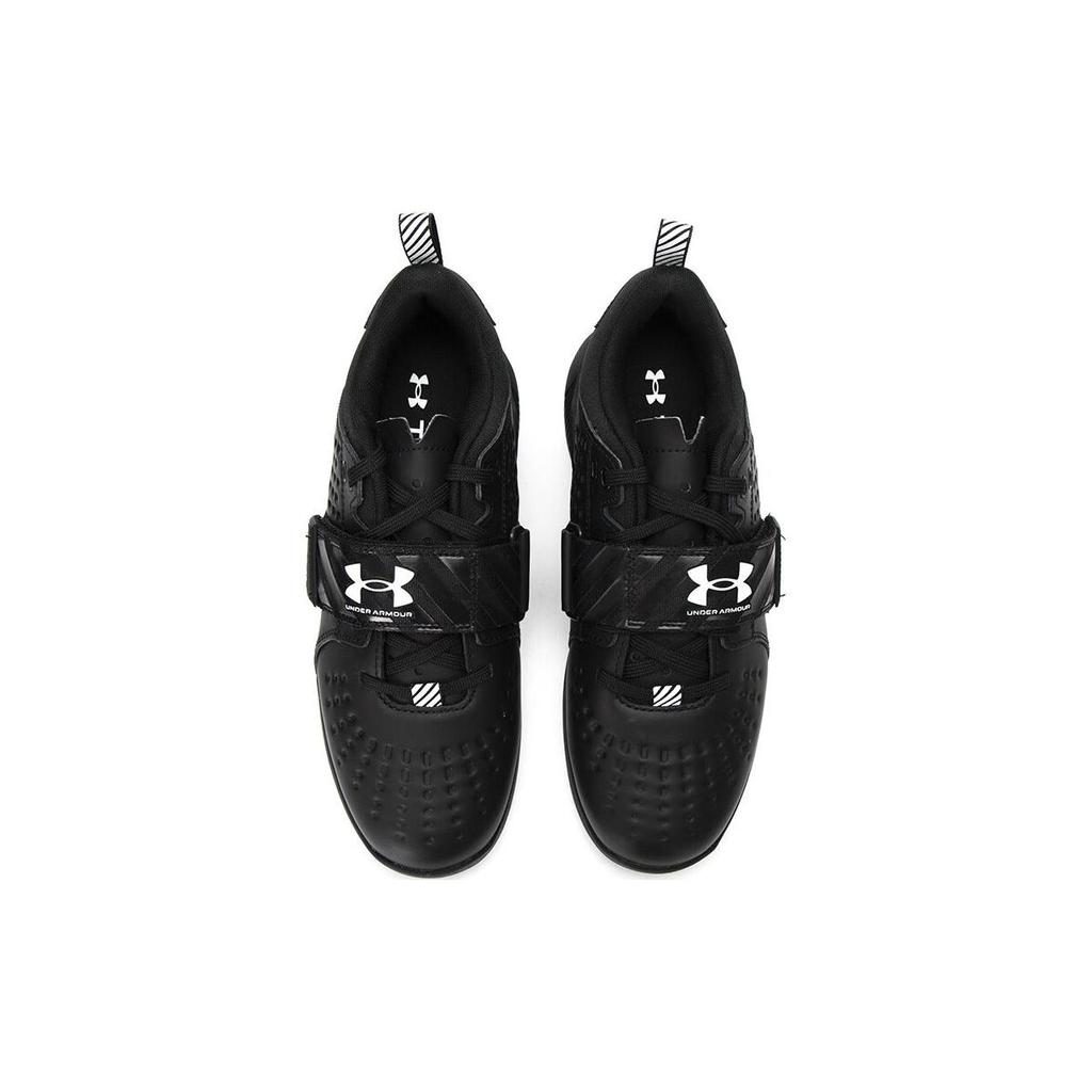 Under Armour Unisex Reign Lifter Training Shoes Black White 3023735-001
