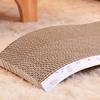 Cat Scratching Post No-Shedding High-Density Corrugated Paper Wave Shape Design Household Cat Scratcher