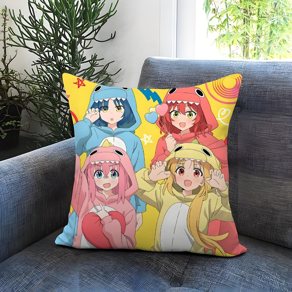BBocchi tThe RockSS Cushion Cover Comfortable Reversible Pillow Cover Ideal for Car Sofa Bedroom & Beyond