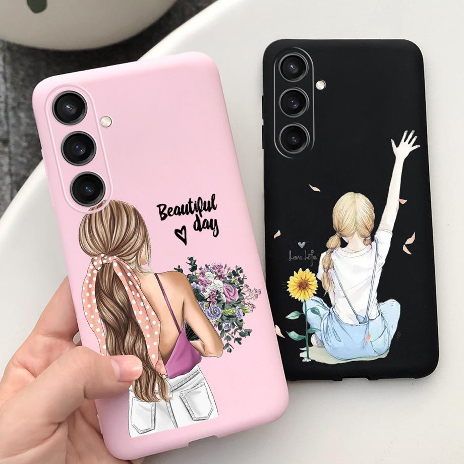 For Samsung Galaxy A25 5G 2023 Case Samsung A24 4G SM-A245F 4G Back Cover Soft Silicone TPU Coques Astrounaut Dragon Cool Bumper