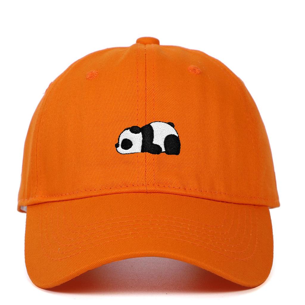 Panda Embroidery Soft Top Baseball Cap for Men and Women - Outdoor Sun Hat Hip Hop Style