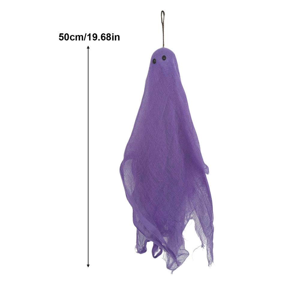 Декор для лестницы на Хэллоуин, Подвеска-призрак для дома, Жуткий подвесной декор-призрак для дома, Призрачное украшение на Хэллоуин для гостиной фиолетовый
