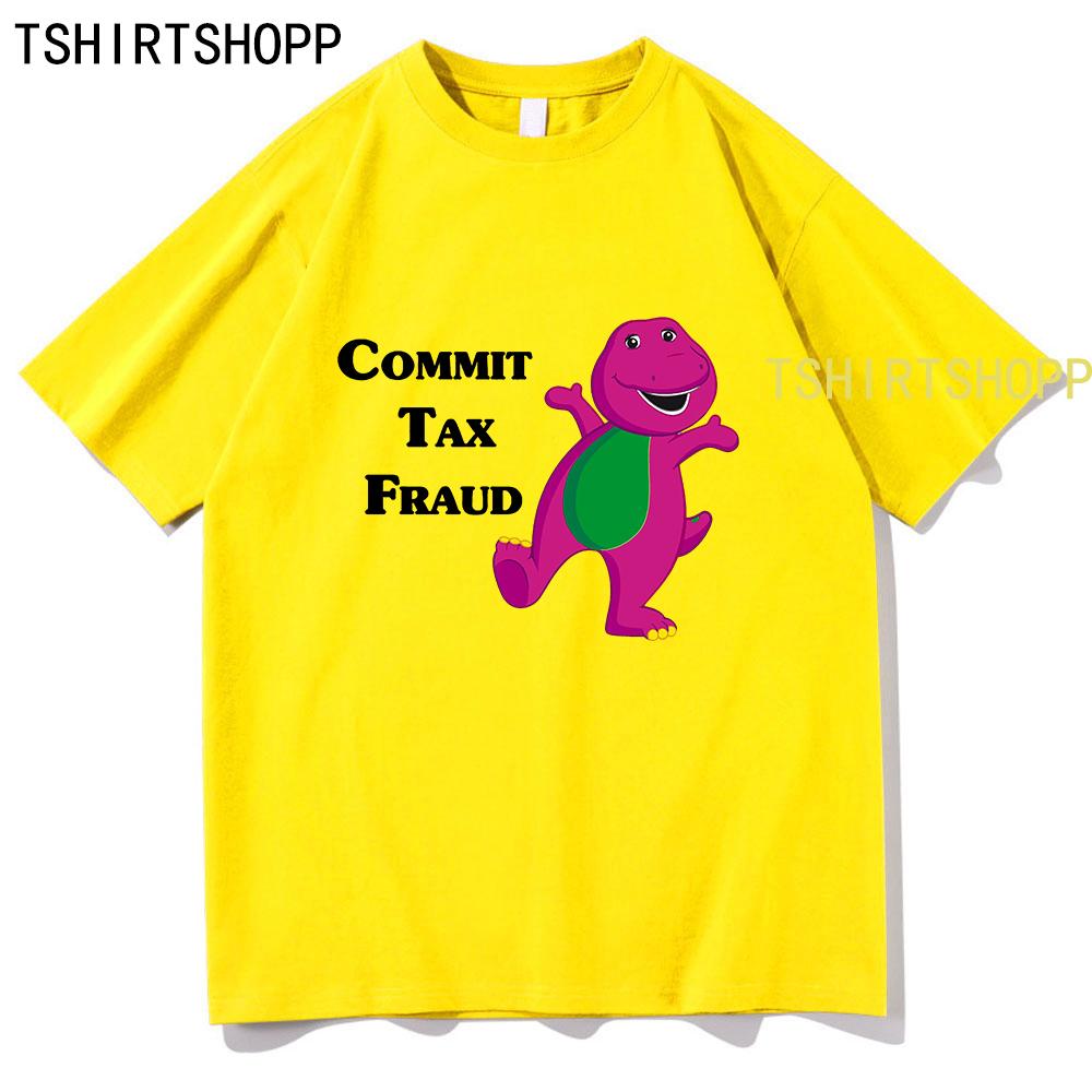 Men Short Sleeve Graphic Commit Tax Fraud T Shirt Rugged Outdoor Collection Men/Women Print Novelty T Shirt Cotton Tops Clothes
