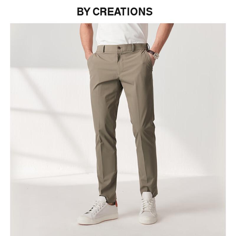 

By Creations Men s Quick-Dry High-Elastic Straight Casual Pants XL