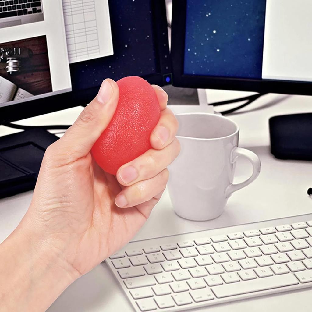 Silicone Handshake Ball Egg Men And Women Gym FitnesS Heavy Weight Finger Exercise Muscle Strength Recovery Grip Training Device