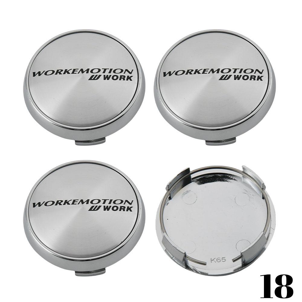 WORK EMOTION Wheel Center Cap 65mm VS EQUIP MEISTER Emblem Sport Rim Hubcap 66mm Wheel Cover Cap 68mm Car Styling Accessories