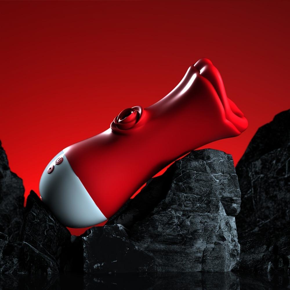 Automatic Masturbator Deep Throat Sucking Male Penis Training Glans Stimulator Exerciser Masturbation Oral Sex Toys for Men 18