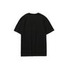 Li Ning Badfive Grafikdruck Sport Rundhals T-Shirt Herren Tops Schwarz AHSR137-3