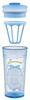 Skater Tumbler with with Flap and Memory Sanrio Cinnamoroll Plush Hug Shaker, 420ml, Stick, PTBFS4-A
