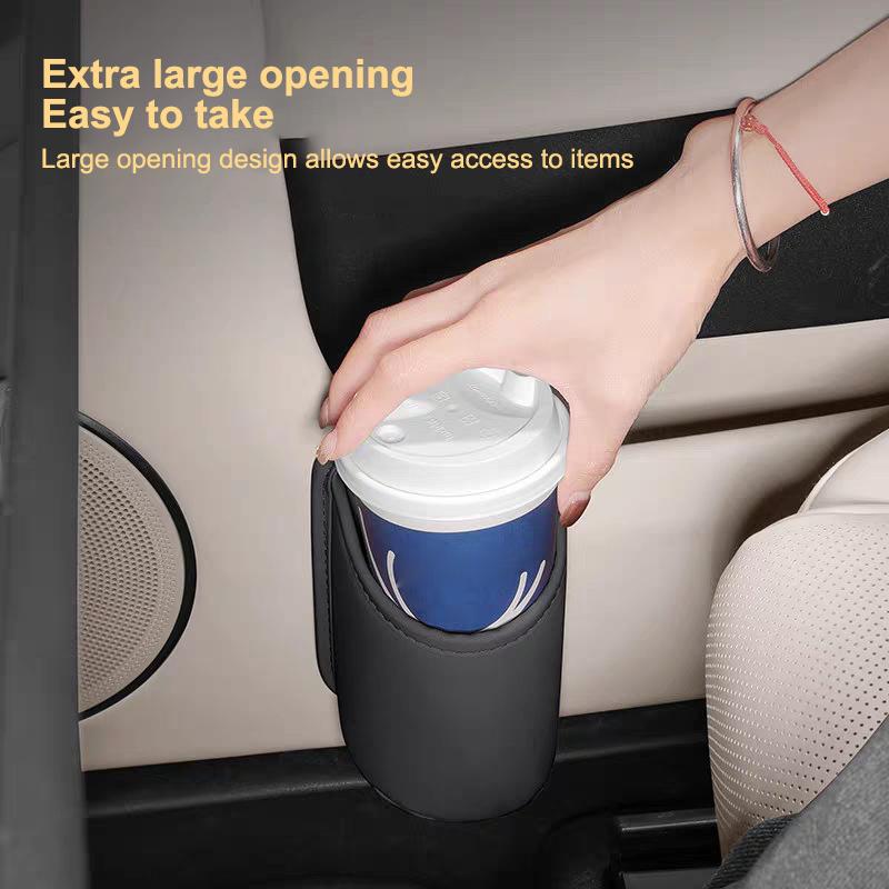 Universal Car Door Cup Holder Box Back Clip Design Drink Rack Storage Bin Car Seat Back Water Cup Box Organizer Pocket