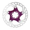 16cm Bicycle Floating Disc Brake Rotor with 6 Bolts Disc Brake Pad Rotors for Mountain Road Bike Repair Parts Purple