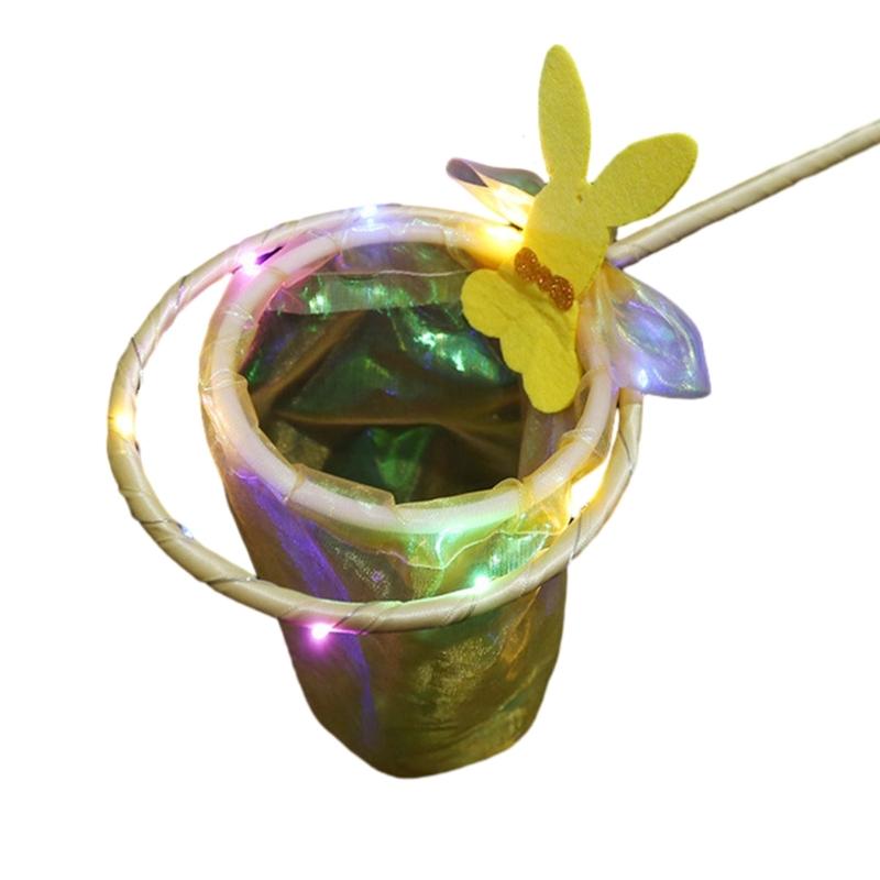 

Easter Party Rabbit Gift Bag Glowing Candy Bag Easter Eggs Handbag Lovely and Practical жёлтый
