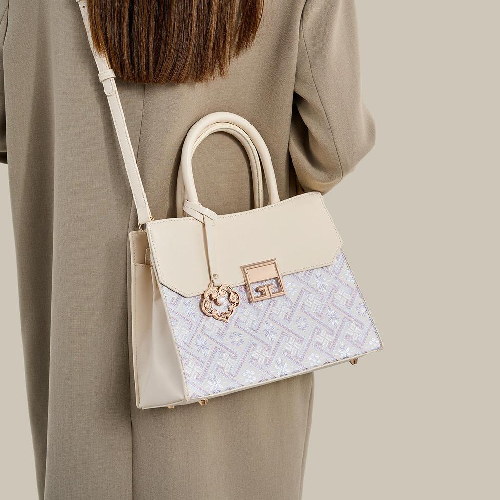 Guangxi Zhuang Brocade Women's Large Capacity Handbag - 2026 New Style Shoulder & Crossbody Bag