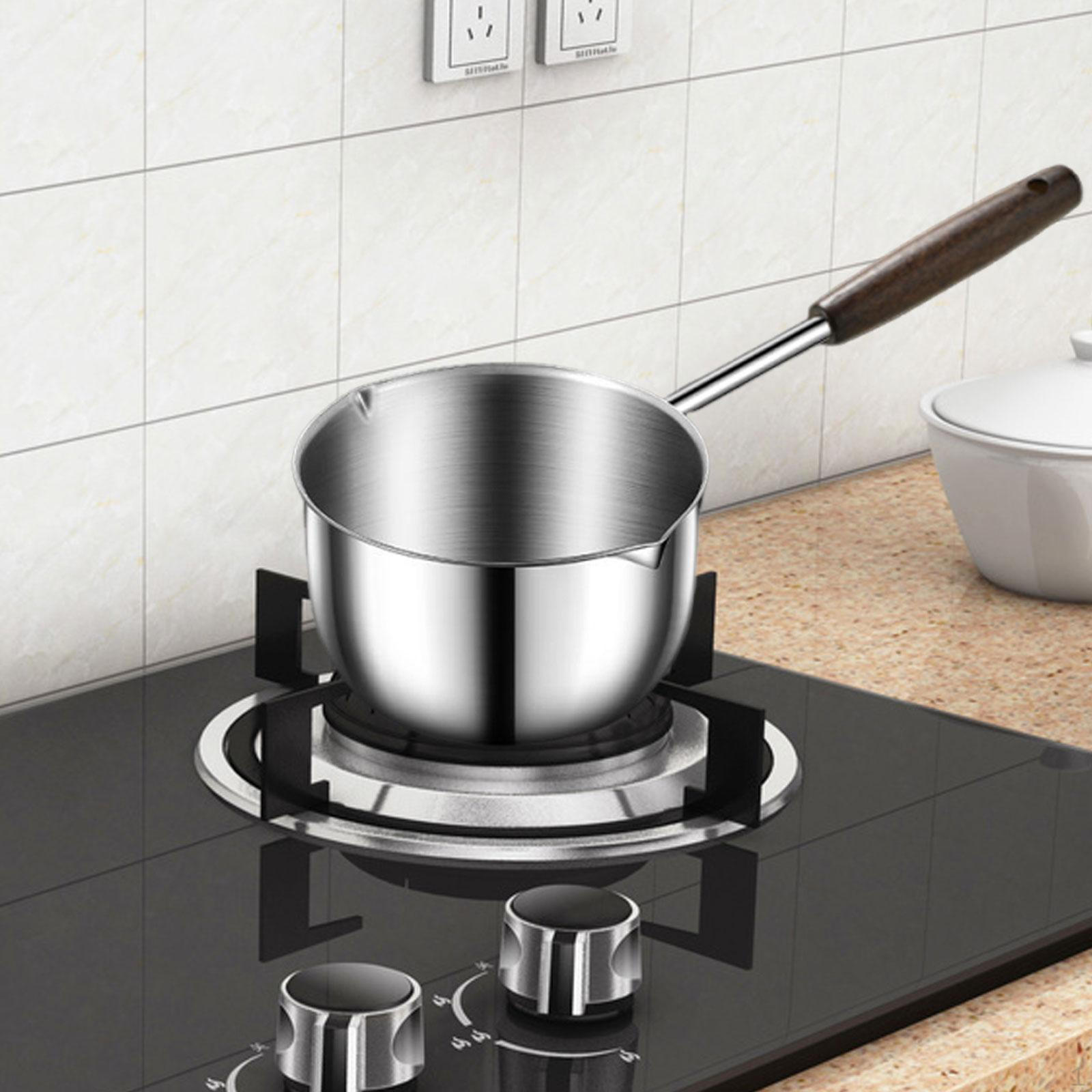 

Chocolate Melting Pot with Spouts, Milk And Butter Warmer for Restaurants 300ml