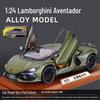 1:32 Lamborghini Revuelto Sports Car Model - Alloy, Scissor Doors, Sound & Light, Pull-back Simulation.