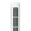 USB Tower Fan 2 Speeds Powerful Wind Oscillating Bladeless Cooling Fan for Office Desk Home White