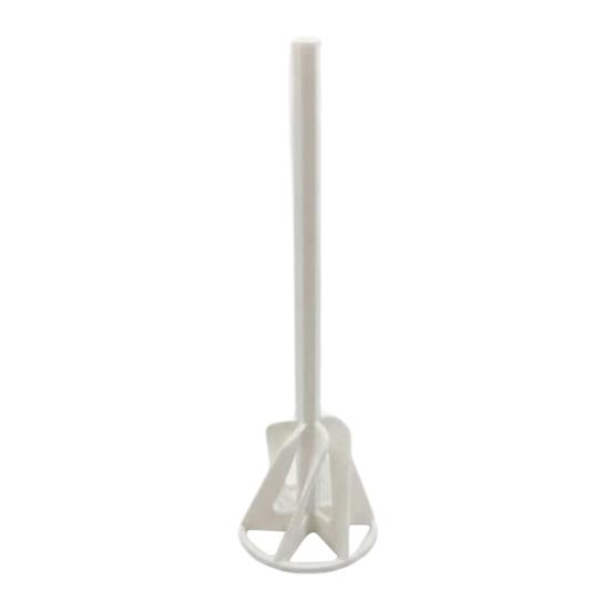 Paint Mixing Attachment 6 Inch Stirrer for Drill, 3D Printed Mixer Attachment, Epoxy Resin Hex Shaft Stirring Rod Resin, Epoxy, Silicone Molds 1pc белый