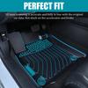 Floor Mats Liners Carpets for 2015- Ford Mustang All Weather TPE Rubber 3pcs