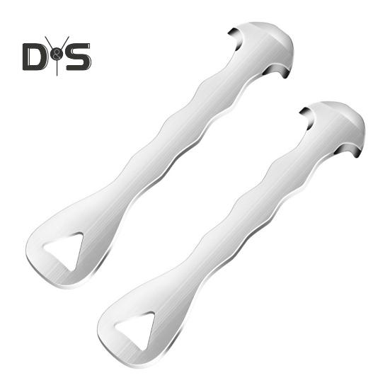 Orangenschäler, leicht zu schälen, Zitrusschäler, Edelstahl, dreieckige Klinge, Zickzack-Schaufel, Schälgerät für Orangen, Zitronen, Grapefruits