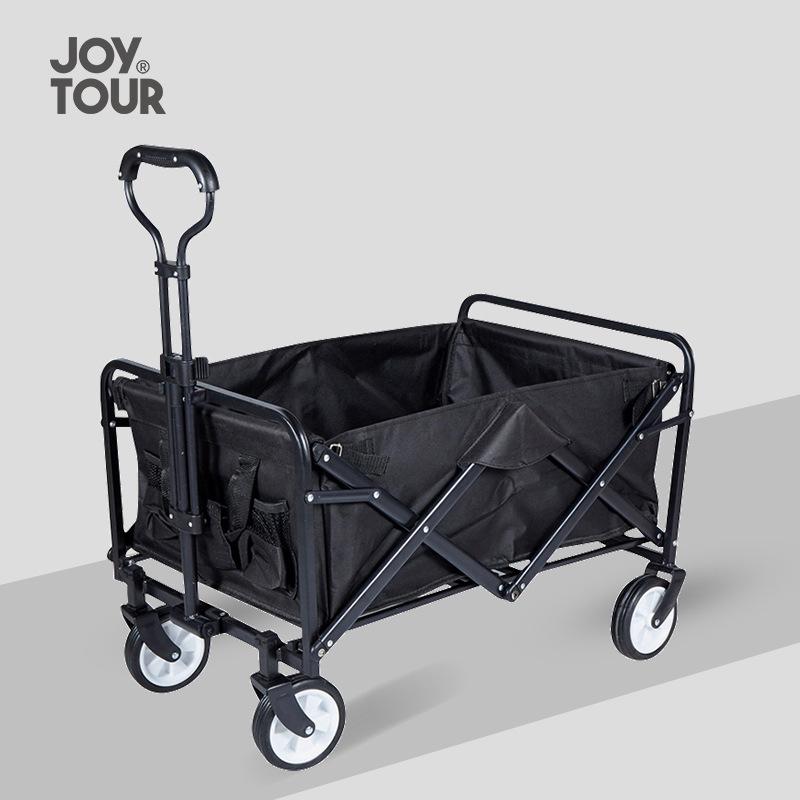 Portable Folding Camp Cart for Outdoor Picnic, Fishing, and Shopping