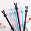 48pcs 0.5mm Cartoon Stationery Bunny Gel Pen Cute Long Ears Rabbit Signature Pen Creative Student Water Pen School Season