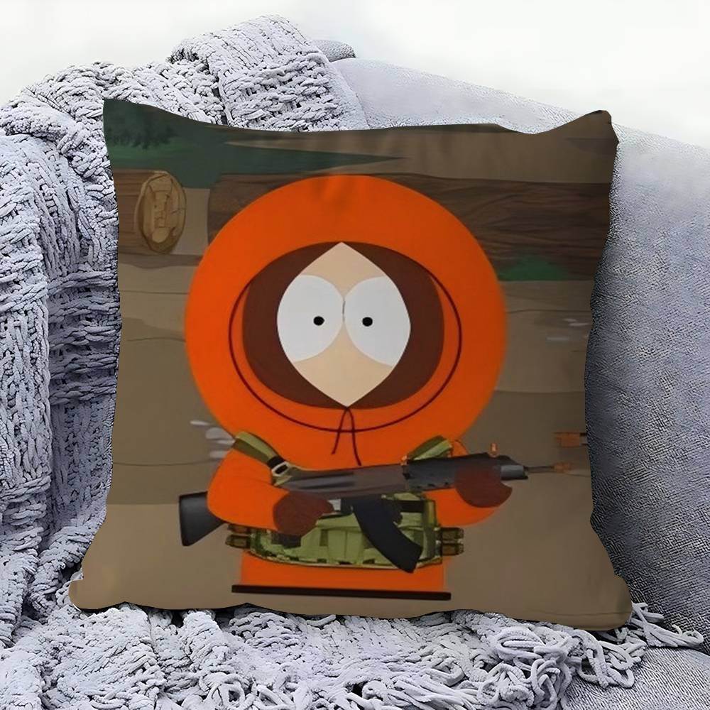 

K-Кенни Маккормик Подушка Подарок Украшение для дома и офиса Спальня Диван Автомобиль Наволочка Чехол 45x45 12x12Inch