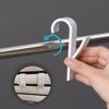 Z-Shaped No-Installation Rack: Multi-Functional Hooks for Clothes, Hats, and Bathroom Radiators.