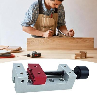 Mini Drill Press Vice Benches Vise Clamp Aluminum Flat Clamp Machines Vise Tool for DIY Carving and Fixing Tool