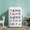 53pcs Suitcase Stickers Waterproof Stickers Scooter Computer Tablet Cartoon Decoration