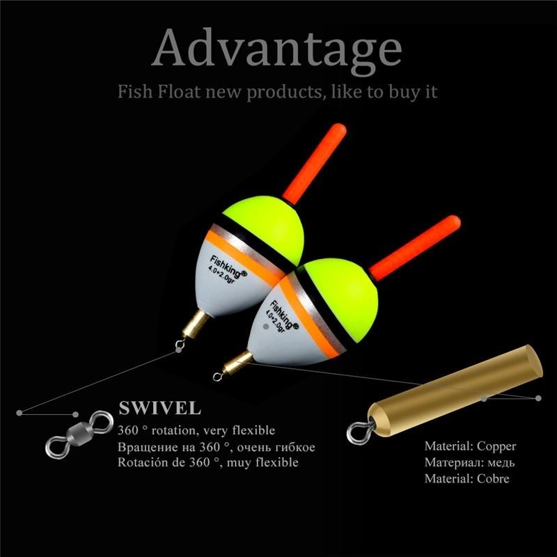 5PCS Fishing Barguzinsky Long Distance Fir Float 6G 8,5G 9G Länge 80mm 85mm