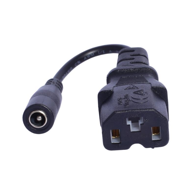 Universal 5.5x2.1mm Female Adapter Cable 22AWG DC5521 Convert To Multiple Plugs Including C13 M16/12 for Electronics