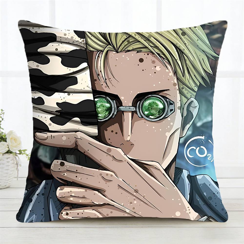 Anime JJujutsu Kaisen Pillow Case Fashion Square Pillowcase Bedroom Sofa Room Ins Decoration Leisure