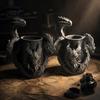 Multi-functional Pen Cup Three-Headed Dragon Holder, 3D Printed Fantasy Desk Organizer, Organizer Realistic Scale Details Ornament for Pens