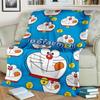 3D Printing D-Doraemon Anime Cartoon Blanket,Soft Throw Blanket for Home Bedroom Bed Sofa Picnic Travel Office Cover Blanket Kid